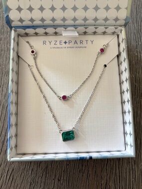 Ryze layerz grand Turk necklace sterling silver